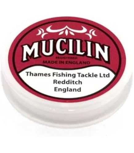 Mucilin Silicone Pour Ligne De Pêche – Vert Uni – Fabriqué En Angleterre – Traitement Pour Soie Et Mouches Sèches