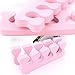 Toe and Fingers Separators - TOOGOO(R)A Pair of Toe and Fingers Separators tires for Manicure Pedicure - Light Pink