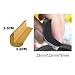 Tinksky 2M L-shaped Thicken Baby Safety Table Edge Corner Protector Guard Cushion Anti-collision Bumper Strip (Grey)