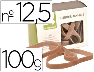 Q-Connect 54331 Bracelet Caoutchouc Plastique Assorties