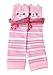 Baby Toddlers Girls Leg Warmers Pack of 3 PINK RED GIFT SET (Pink Bear)