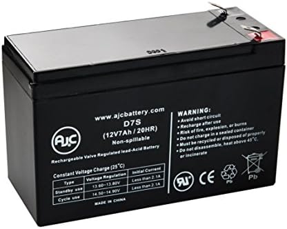Best Power Powerware 9170 Plus 6kVA one Module 12V 7Ah UPS Battery - This is an AJC Brand174; Replacement