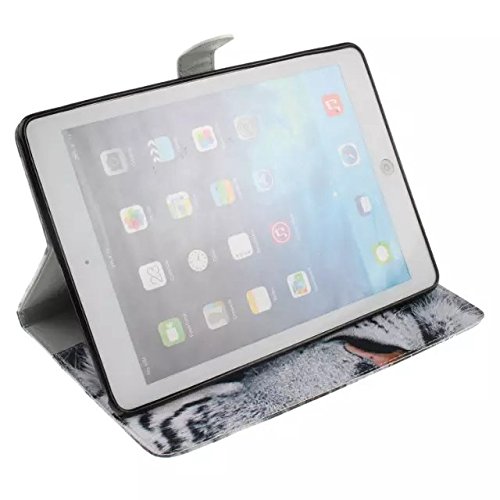 iPad Mini 1/2/3 Hülle, Deenor Bunt Painting und Stilvoll Brieftasche Tasche PU Leder Flip Protective Stand Tasche Schutzhülle Hülle für Apple iPad Mini 1/2/3 Generation.[Tiger] - 7