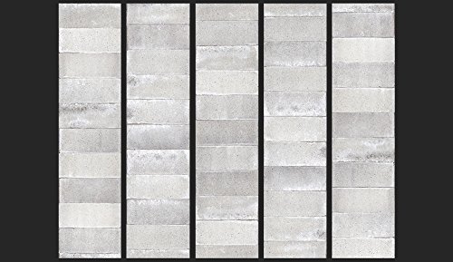 PURO TAPETE | 3 Motive zur Auswahl | Realistische Tapete ohne Rapport und Versatz | Kein sich wiederholendes Muster | 10m VLIES Tapetenrolle | Beton f-A-0406-j-c - 2