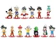 Trunkin DBZ Set of 13 Chibi 6 Cm Action Figures Set PVC Figurine Weeb Manga Collectible