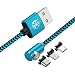 Produktbild Ugi® L-Kabel-Ladegerät Typ C Magnetisch USB C L-Form 90 Grad rechtwinklig 3.3ft/6.6ft/10ft Schnurmagnetladung für Phone Xr X, 8,7,6 Plus,Samsung S5,S6,S7,S8,S9,HTC,LG,OnePlus,Sony,alle Geräte