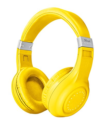 Trust Urban Dura Cuffie Wireless Bluetooth, Giallo