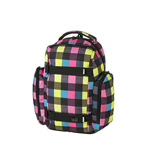 Preisvergleich Produktbild Walker Classic Kinder-Rucksack, 45 cm, 28 L, Neon Checks