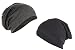 Combo of Coal Grey & Midnight Black Slouchy Beanie RS.239.00