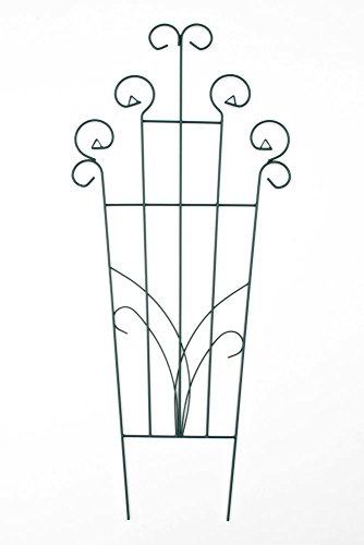 CLP Pflanzen Metall-Rankgitter TRIENT, Größe: 105 x 45 cm, Stabstärke 1 cm grün