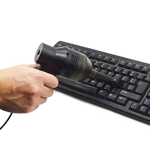 Miniaspirador de limpieza de teclado USB port til de la marca Aliver para ordenador port til escritorio y PC en color negro reviews Miniaspirador de limpieza de teclado USB port til de la marca Aliver para ordenador port til escritorio y PC en color negro
