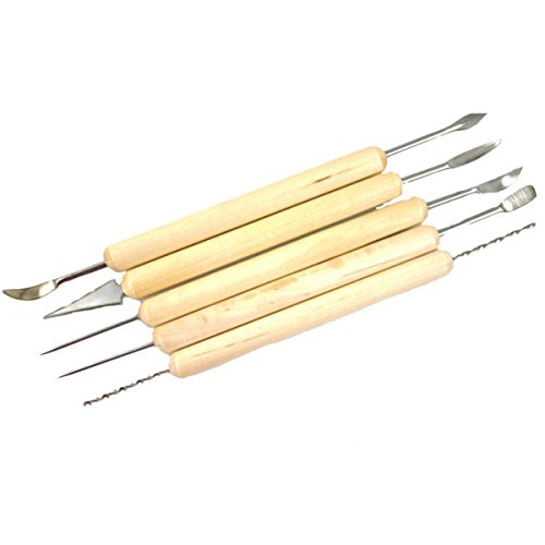 WINOMO Modellier-Werkzeug Sculpting Werkzeug Clay Werkzeug Keramik Skulptur Ton schnitzen Werkzeug Kit – 14 Stücke - 2