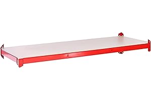 Single Additional Shelf For G-Rack Shelving Unit - 120 x 45 - Red