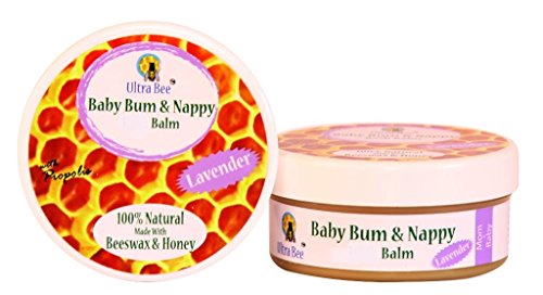 Natural Baby Nappy Balm - Propolis, Honey & Lavender 125ml