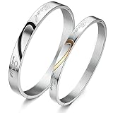 Lafeil Armreifen Edelstahl Damen Armband Queen Und King Armband Damen Edelstahl Gold Herz Graviert Real Love Armreifen Für Damen Hochzeit