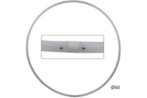 HOOPOMANIA Hula Hoop Brut 16mm [Ø60/70/80/90/100cm - HDPE] - Créez Votre Propre Hula Hoop