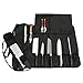 Price comparison product image Heavy Duty Utility 17 Slots Chef Knife Roll Bag Portable Business Knife Storage Case Tote with Shoulder Strap(CYGJB34)