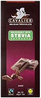 (3 PACK - Cavalier Stevia Dark Chocolate Tablet | 14 X 85g | 3 PACK - SUPER SAVER - SAVE MONEY