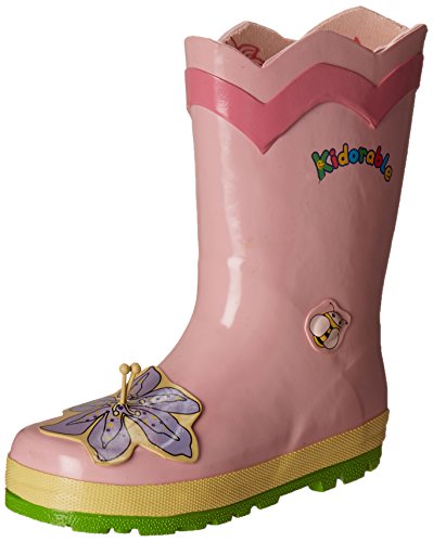 Preisvergleich Produktbild Kidorable Original Gebrandmarkt Gummistiefel, Regen Stiefel Lotus für Jungen, Mädchen EU 25