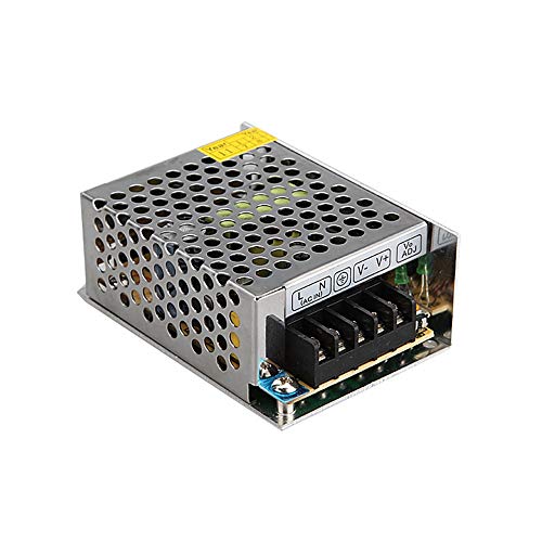 Cestval Transformer 220V to DC 12V Universal Regulated Switching Power Supply Transformer with Driver for LED Strip Lights/Light Fixtures Lighting