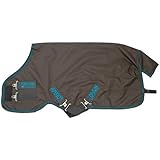 Horseware Amigo Hero 6 Turnout Medium 200g - Atlantic Blue &Ivory