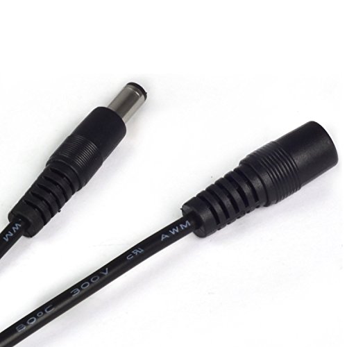 MENGS® 2 Stück 5 Meter DC 5.5×2.1mm DC12V männlichen zu weiblichen Netzkabel - 3