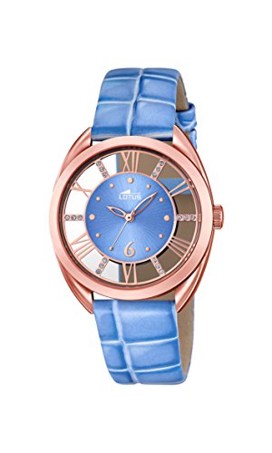 Lotus Damen-Armbanduhr Analog Quarz Leder 18226/2