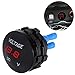 Produktbild WINOMO Universal KFZ Voltmeter Digital Voltage Meter für DC 12 V Motorrad Auto