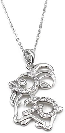 Totoroforet The Signs of the Zodiac Series Aries Silver Plated/chain Necklace Necklace