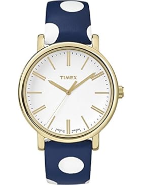 Timex Damen-Armbanduhr Analog Quarz Leder TW2P63500