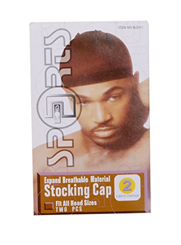 Casto Stocking Cap/Fit All Head Sizes - Black (Pack of 2) RS.299.00