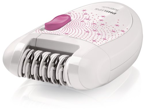 Philips Satinelle Epilierer Inklusive Ladyshaveaufsatz HP6419/02, Weiß - 3