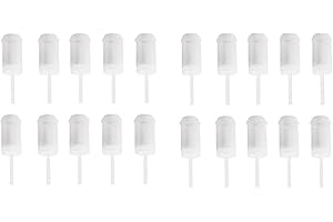 BESTONZON 20 pcs Push-Up Cake Pop Shooter Porte-gâteaux Pushable Push Cake Molder Rainbow Cake Pusher Push Pops Contenants de plastique avec couvercles