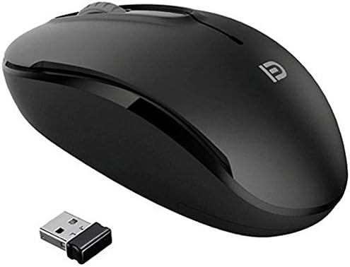 MiraCase Comfortable 2.4 GHz Long Range Wireless Mouse | 1600 DPI | 15M Working Distance | Battery Included | Black