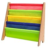 revistero tela diy 【Madera móvil】 - Hecho de MDF edge, ecológico y denso, robusto y duradero, anticorrosivo, antimoho. Tubo de hierro, excelente capacidad de carga de hasta 10 kg.