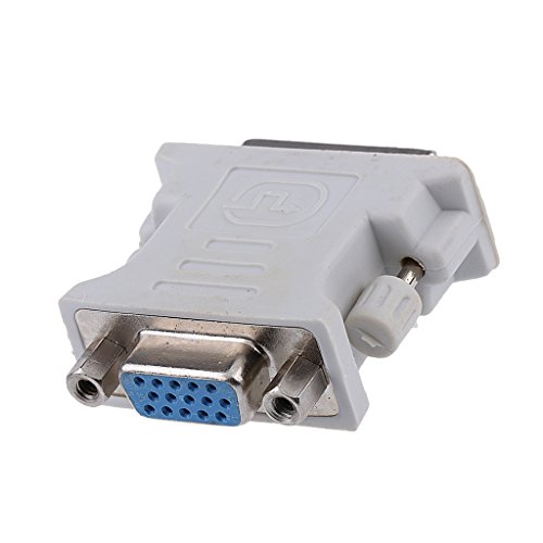 Gazechimp DVI-D (24 + 1 Pin) auf VGA-Buchsensteckeradapter Female Connecter Adapter - 8