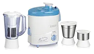Philips HL1632 500-Watt 3 Jar Juicer Mixer Grinder with Fruit Filter (Blue)
