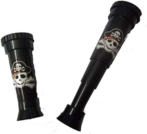 10 Mini Pirate Telescope Childrens Party Bag Filler Toy