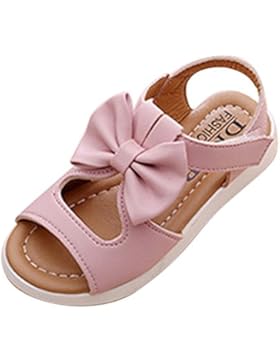 Kinder Wohnung Bowknot Hohl Klettverschluss Sandalen Strand Kinderschuhe Outdoor Lauflernschuhe Mädchen