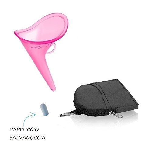 IsyLei Sporty - Rosa. Pipì in Piedi Donna e Bimba. Cono in Silicone per la minzione Femminile in Posizione eretta