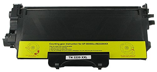 Toner (10.400 S) kompatibel für Brother TN-2220 XXXL / TN-2010 XXXL black für Brother DCP-7065 DN MFC-7860 DN DW - 3