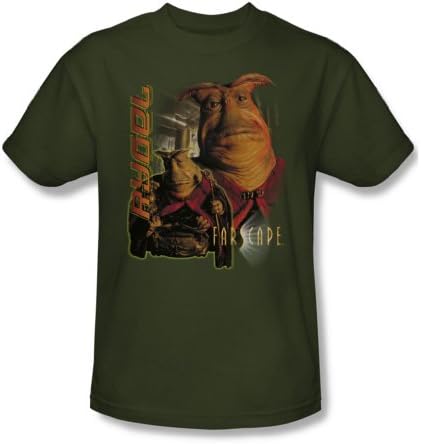Farscape - Rygel Adult T-Shirt In Military Green, XXX-Large, Military Green