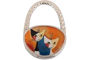 GIVBRO Tavolo Pieghevole Pieghevole Borsa Borsa Borsa Gancio Gancio Supporto Coppie Gatto 1PC