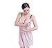 TANZKY® Mothers Comfortable Breast Feeding Clothing Maternity Nursing Pajamas Nightdress (Large, Pink)