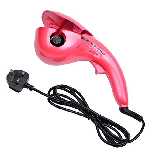 Ckeyin ® Mini Portable Super Quiet Automatic Hair Curler Hair Styling Tool (Rose)