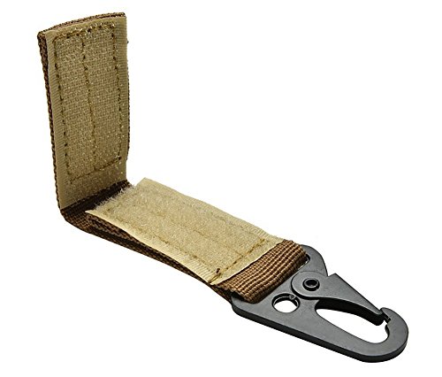 ZENDY Nylongewebe mit Schlüsselring Outdoor-Ausrüstung Werkzeug Karabiner Schlüssel Aluminium D-förmig Verriegelung verschiedenen Farben - 3