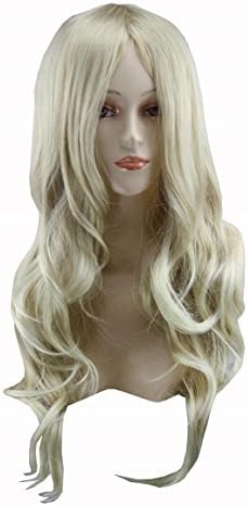 Europe And The United States Fashion Cute Girl Milk Gray Long Curly Hair Role Play High Quality Heat Resistant Synthetic Wig