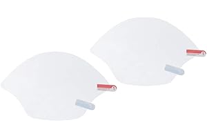 Almencla 2er Set Klare Displayschutzfolie für Motorrad Armaturenbrett, passend für Vespa GTS 2017-2018, Kratzfest, UV-Schutz
