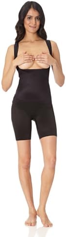 Cupid fine Bodywrap Strip Basic Tank Top - Black - UK 10