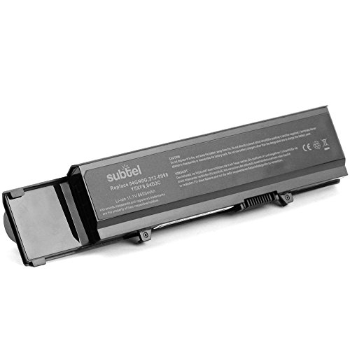subtel® Qualitäts Akku (6600mAh) für Dell Vostro 3400 / Vostro 3500 / Vostro 3700 451-11359 Notebookakku Laptopakku Ersatzakku Batterie - 2